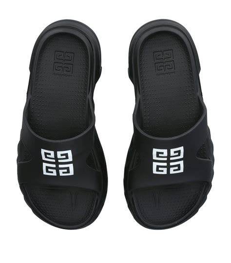 black givenchy slides women's|Givenchy marshmallow slides 35.